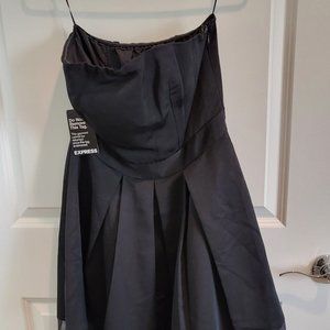 EXPRESS Strapless Black Dress